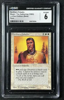 NORTHERN PALADIN CGC 6 1993 MAGIC: THE GATHERING MTG BETA LIMITED RARE 2064 - Image 1