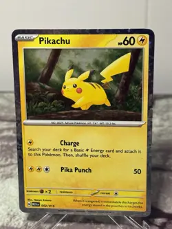 Pikachu McDonalds 2025 Pokemon Dragon Discovery 002/015 Rare Holo NM - Image 1
