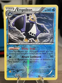Pokemon Empoleon 29/108 Dark Explorers Reverse Holo Rare NM - Image 1