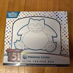 2023 Pokemon TCG 151 ETB Pokemon Center Elite Trainer Box Sealed Scarlet Violet - Image 1