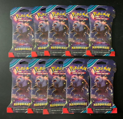 Pokemon TCG S & V Twilight Masquerade Factory Sealed Booster 10 Pack Lot #13 - Image 1