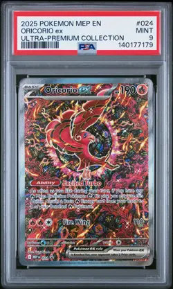 2025 POKEMON MEP ULTRA-PREMIUM COLLECTION PROMO #024 ORICORIO EX PSA 9 - Image 1