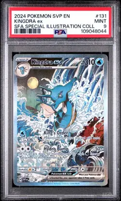 Pokemon - KINGDRA EX - BLACK STAR PROMO - SPECIAL ILLUSTRATION SVP 131 - PSA 9 - Image 1