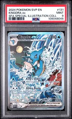 Pokemon - KINGDRA EX - BLACK STAR PROMO - SPECIAL ILLUSTRATION SVP 131 - PSA 9 - Image 1