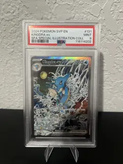 2024 Pokemon SVP Kingdra ex Special Illustration Black Star Promo #131 PSA 9 - Image 1