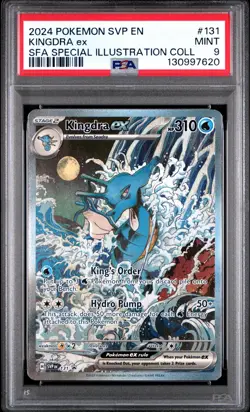 2024 Pokemon SVP Kingdra ex Special Illustration Black Star Promo #131 PSA 9 - Image 1