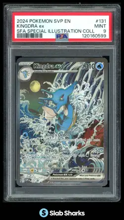 2024 POKEMON BLACK STAR PROMOS SVP EN #131 KINGDRA EX SPECIAL ILLUSTRATION PSA 9 - Image 1