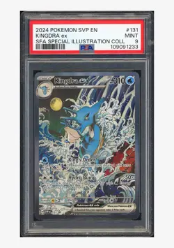 Pokemon PSA 9 Kingdra ex Promo 2024 SVP 131 SFA Special Illustration English - Image 1