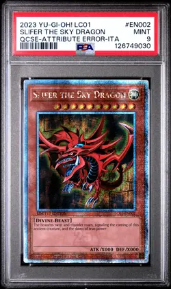 2023 YU-GI-OH! LEGEND COLLECTION: 25TH ANNIVERSARY SLIFER THE SKY DRAGON PSA 9 - Image 1