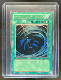 2002 Yu-Gi-Oh! Magic Ruler 1st Edition Mystical Space Typhoon #MRL-047 - Image 1