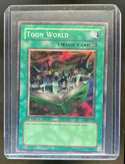 2002 Yu-Gi-Oh! Magic Ruler 1st Edition Toon World #MRL-076 - Image 1