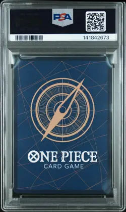 2025 ONE PIECE JPN OP13-CARRYING ON HIS WILL 3RD ANNIV-GOLD #004 SHANKS PSA 10 - Image 2