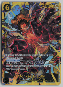 OP10-118 Monkey.D.Luffy SEC One Piece TCG Royal Blood - Image 1
