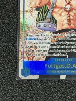 One Piece TCG Portgas D. Ace OP13-119 Alt Art SEC “Carrying On His Will” NM Foil - Image 2