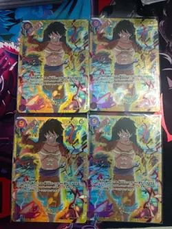 One Piece - Monkey D. Luffy op09-119 SEC (Japanese Edition) Lot*4 LI35 - Image 1