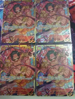 One Piece - Gol D. Roger op09-118 SEC (Japanese Version) lot*4 LI35 - Image 1