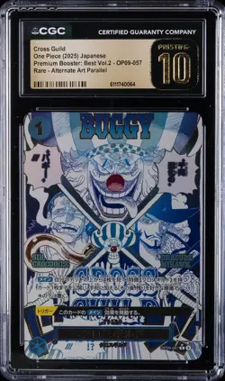 2025 ONE PIECE BOOSTER : BEST VOL. 2 #OP09-057 CROSS GUILD CGC 10 PRISTINE - Image 1
