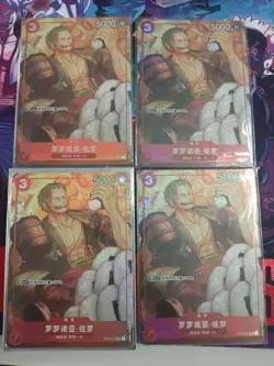 One Piece - Roronoa Zoro SR st01-013(Chinese Version) Commemorative Lot*4 LI35 - Image 1