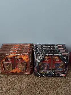 ONE PIECE CCG Illustration Box vol 5 And 6 Sealed Lot of 4 boxes - Image 1