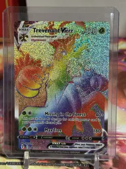 Trevenant VMAX 206/203 Pokemon Evolving Skies Rare Rainbow Card Near Mint NM 1 - Image 1