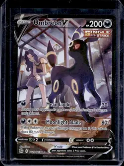 2022 Pokemon SWSH Brilliant Stars Umbreon V Trainer Gallery #TG22/TG30 - Image 1