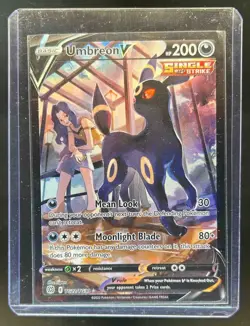 2022 Pokemon SWSH Brilliant Stars Umbreon V Trainer Gallery #TG22/TG30 Damaged - Image 1