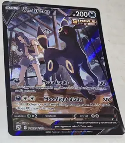 2022 Pokemon SWSH Brilliant Stars Umbreon V Trainer Gallery #TG22/TG30 - Image 1