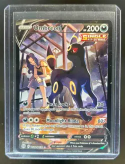 2022 Pokemon SWSH Brilliant Stars Umbreon V Trainer Gallery #TG22/TG30 - Image 1