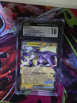 Toxtricity EX SVP 215 Illustration Contest 2024 Promo Pokemon CGC Pristine 10 - Image 1