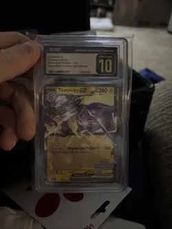 POKEMON CGC PRISTINE 10 TOXTRICITY EX #215 ILLUSTRATION CONTEST WINNER 2024 - Image 1