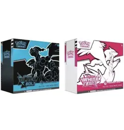Pokemon Center Black Bolt and White Flare ETB Bundle (SEALED & UNOPENED) - Image 1