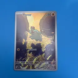 Phanpy Pokemon TCG Card Surging Sparks Illustration Rare, Card 205/191 NM - Image 5