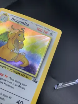 Pokemon TCG Dragonite Fossil Holo Rare Card 4/62 Unlimited MP Condition - Image 3