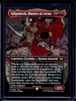 2025 Magic MTG Final Fantasy Gilgamesh Master-at-Arms BL Rare #0338 - Image 1