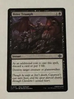 MTG Bitter Triumph - The Lost Caverns Of Ixalan LP - Image 1