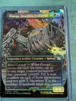 Omega, Heartless Evolution (Borderless) Final Fantasy Foil NM Condition MTG - Image 3