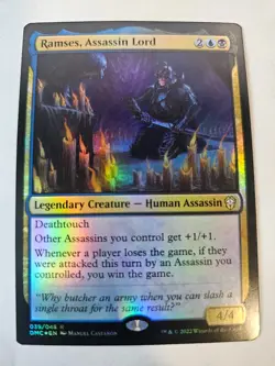 MTG Ramses, Assassin Lord FOIL Dominaria United Commander - Image 1