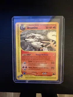 Pokemon Skyridge Arcanine Non-Holo Card 3/144 Rare - Image 3