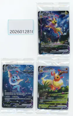 PTCG Pokemon Jolteon＆Vaporeon＆Flareon 2024 CSHC PACK S.Chinese NM - Image 1