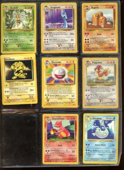 Lot of Aprox 500 Vintage Pokemon Cards Jungle Base Set Nidoking Mewtwo in Binder - Image 2