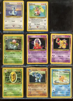 Lot of Aprox 500 Vintage Pokemon Cards Jungle Base Set Nidoking Mewtwo in Binder - Image 4