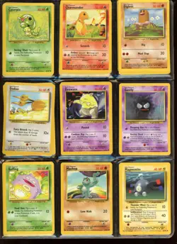 Lot of Aprox 500 Vintage Pokemon Cards Jungle Base Set Nidoking Mewtwo in Binder - Image 5