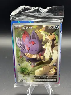 SEALED N's Zorua 189 Journey Together ETB black Star PROMO Pokemon TCG - Image 1