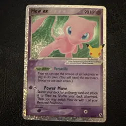 Pokemon TCG Mew EX 88/92 Celebrations Classic Collection Holo, NM - Image 1