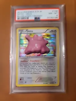 Pokemon 2012 Black White Boundaries Crossed Ditto #108 Holo PSA 8 - Image 1