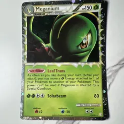Meganium Prime Holo Pokemon TCG 109/123 HeartGold SoulSilver Ultra Rare MP - Image 1