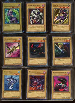 Lot of 50 Assorted Vintage Yu-Gi-Oh! Cards Phantom De-Spell Dragon Trap Hole - Image 1