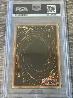 Yu-Gi-Oh! Blue-Eyes White Dragon DPKB-EN001 Super Rare 1st Edition PSA 9 Mint - Image 2
