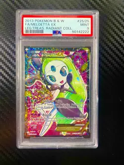 Meloetta EX RC25/RC25 Legendary Treasures Radiant Collection Holo Pokemon PSA 9 - Image 1