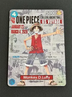 Monkey.D.Luffy (055) (College Basketball US Voyage) P-055 One Piece Promotion - Image 1